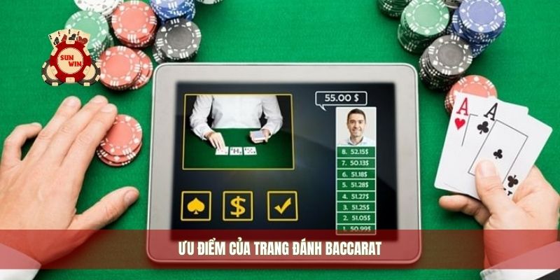 Ưu điểm của trang đánh baccarat