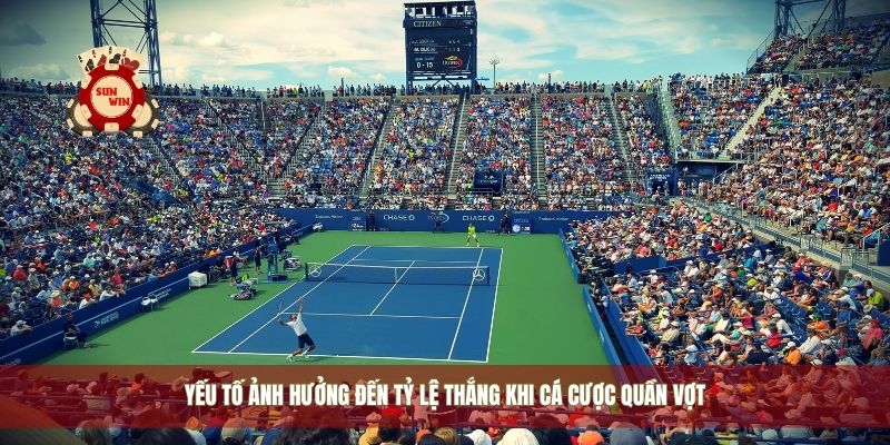 Yếu tố ảnh hưởng đến tỷ lệ thắng khi cá cược quần vợt